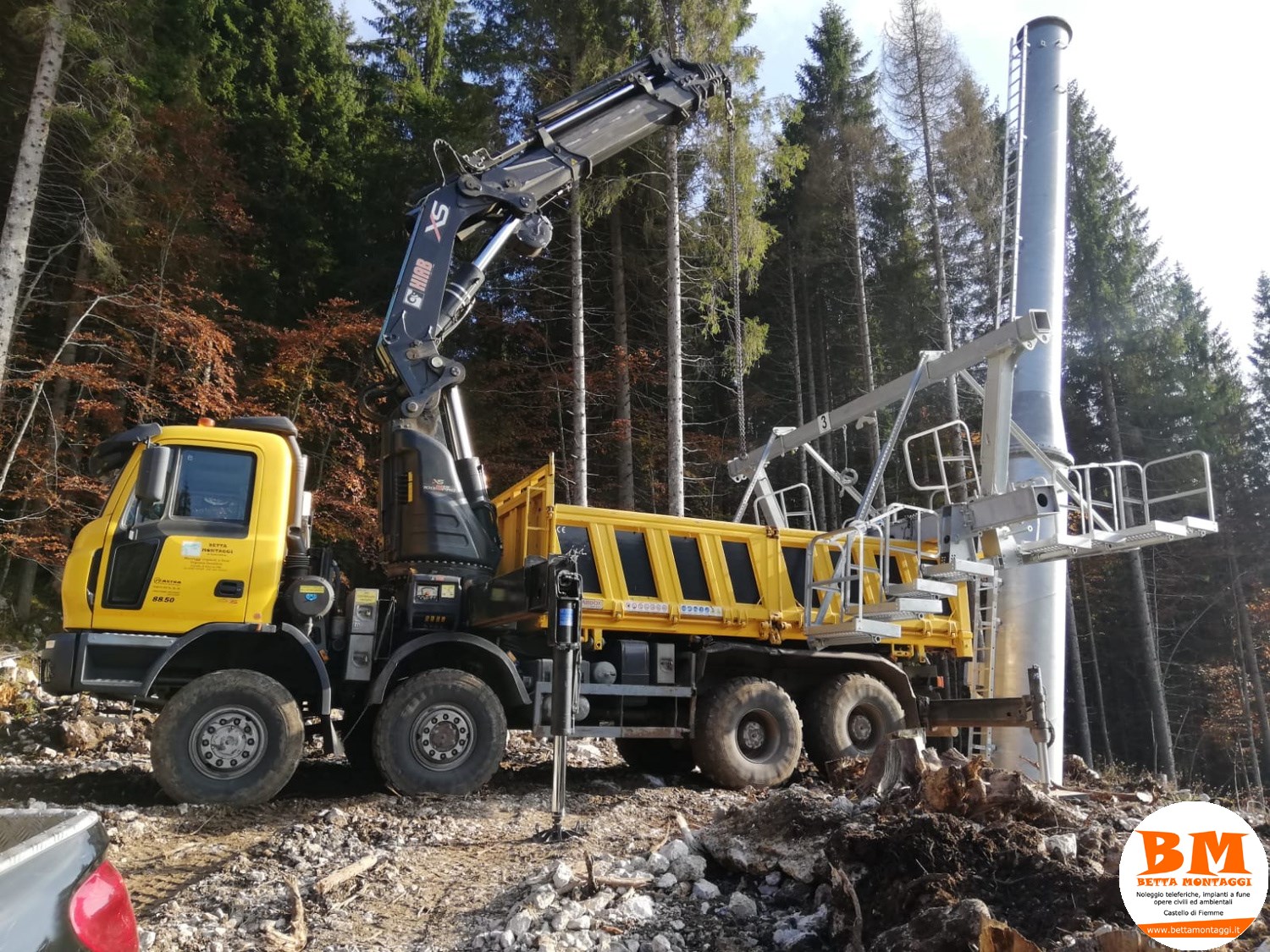 Betta Montaggi -Costruzione e manutenzione impianti di risalita - Castello di Fiemme