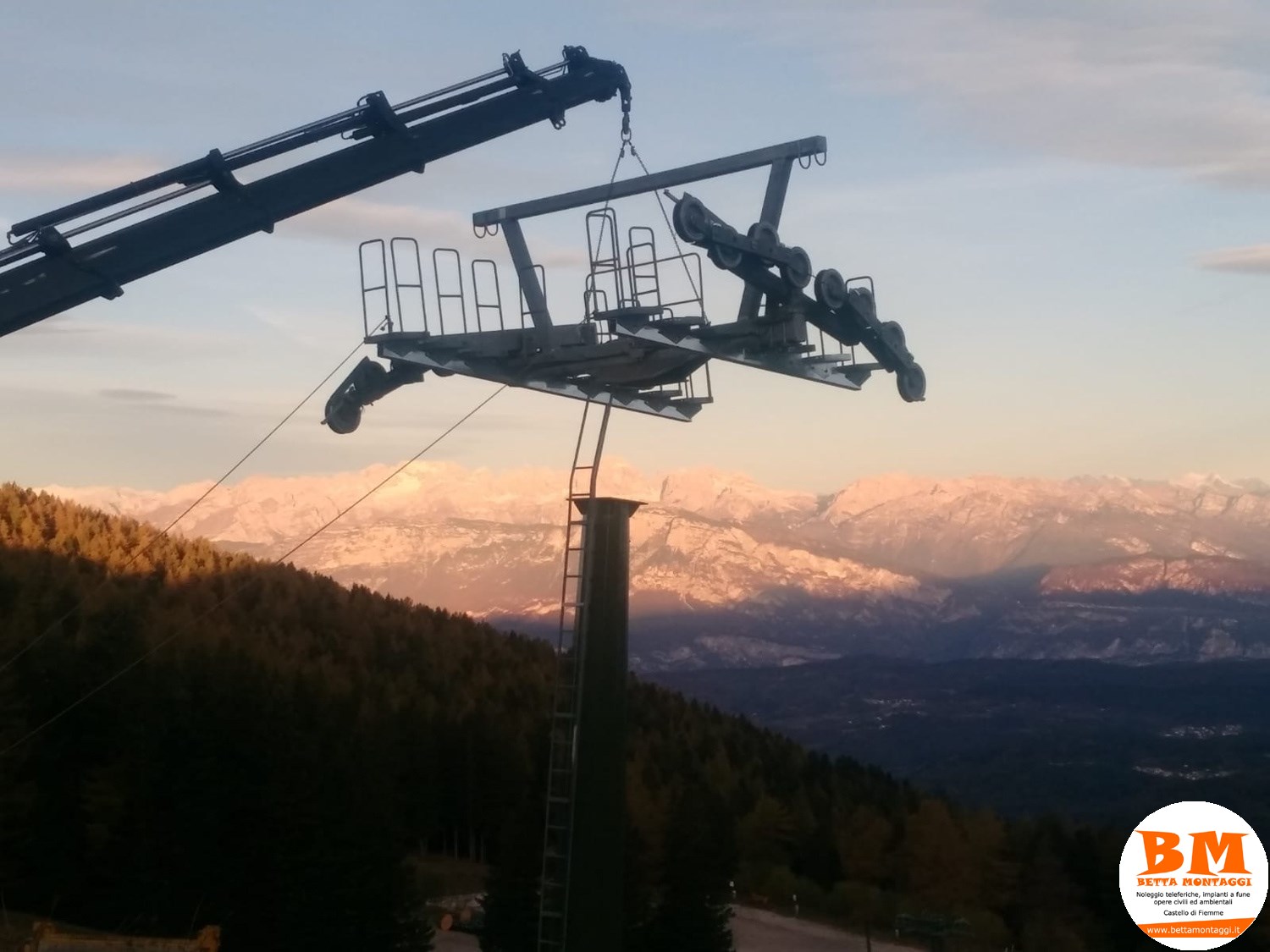 Betta Montaggi -Costruzione e manutenzione impianti di risalita - Castello di Fiemme