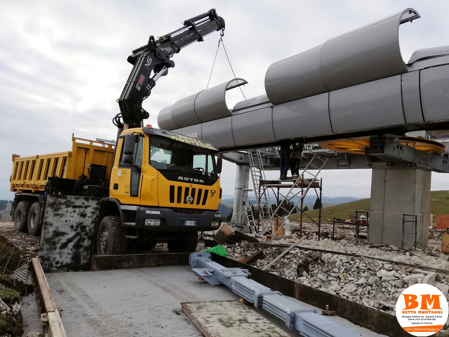 Betta Montaggi -Costruzione e manutenzione impianti di risalita - Castello di Fiemme