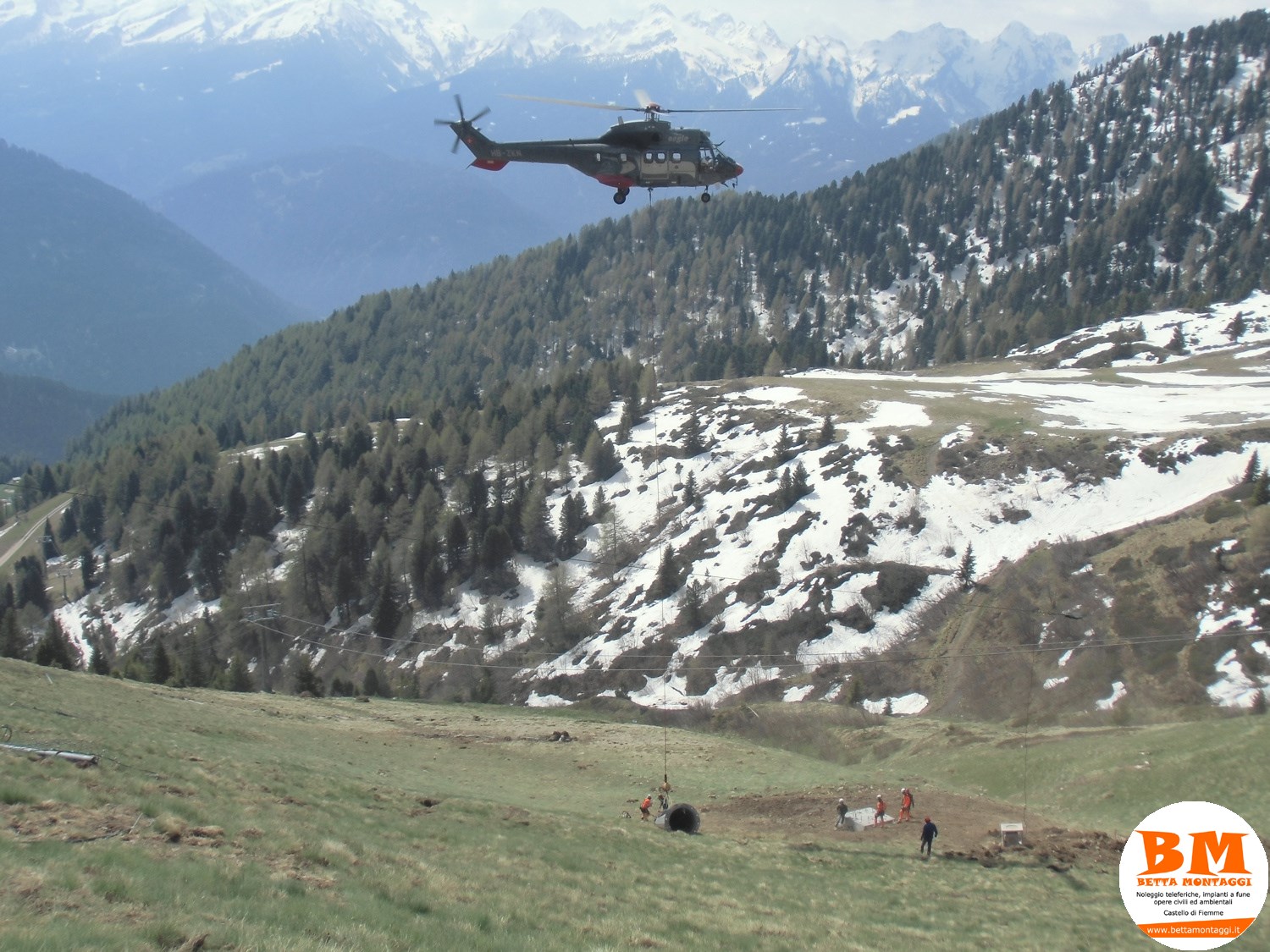 Betta Montaggi -Costruzione e manutenzione impianti di risalita - Castello di Fiemme