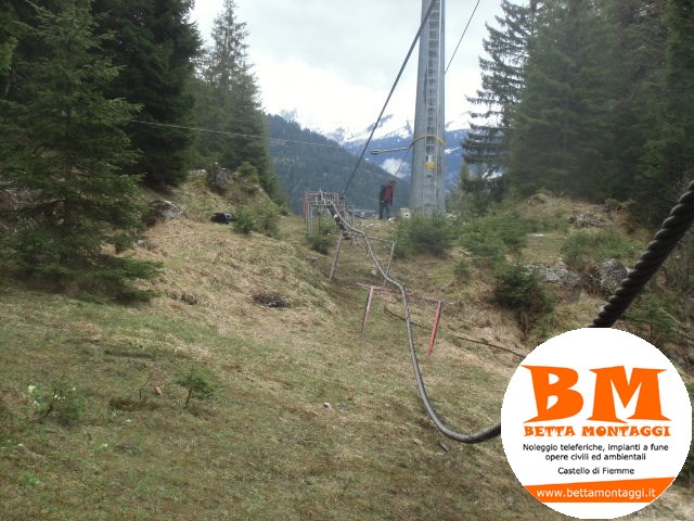 Betta Montaggi -Costruzione e manutenzione impianti di risalita - Castello di Fiemme