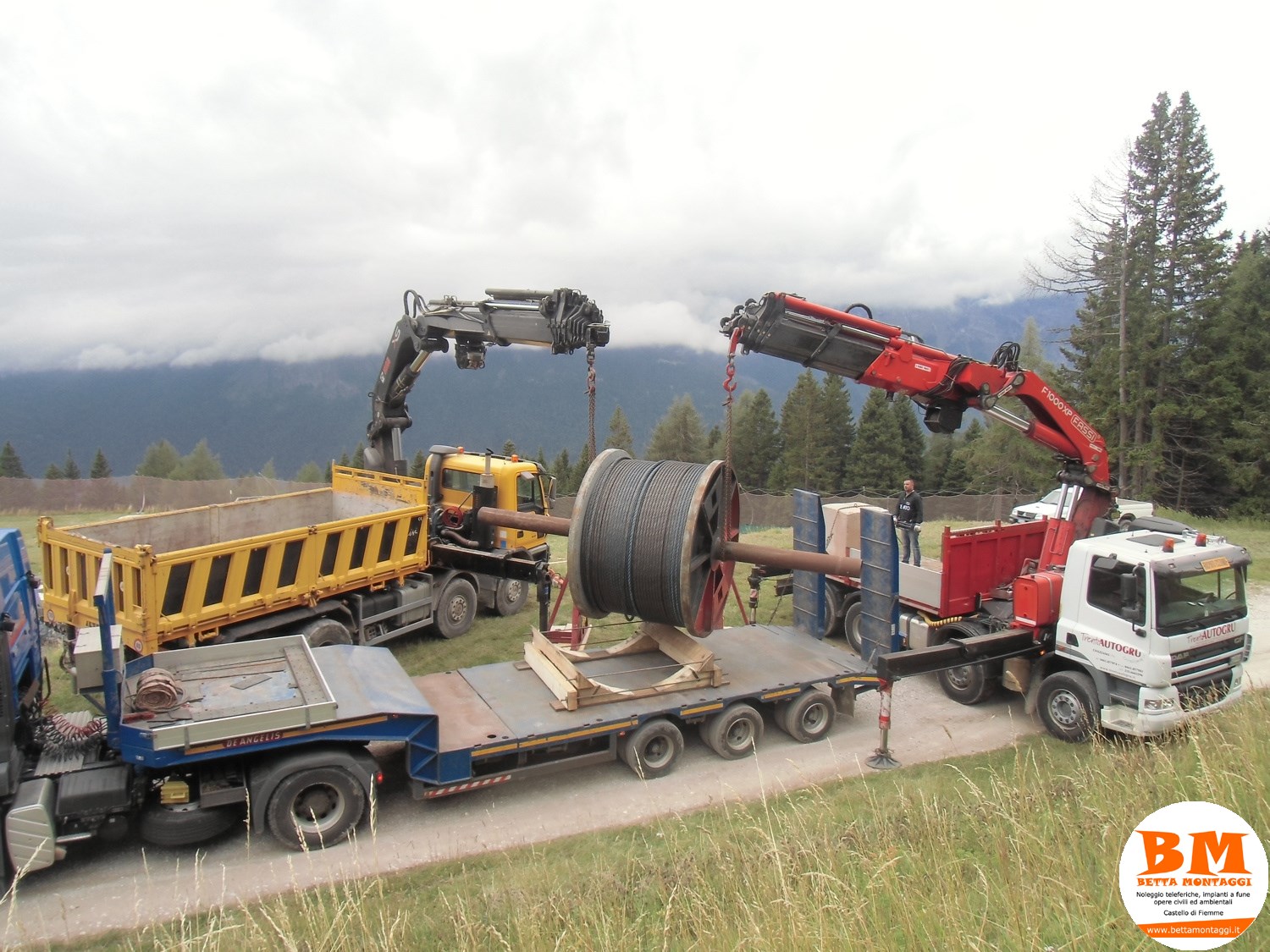 Betta Montaggi -Costruzione e manutenzione impianti di risalita - Castello di Fiemme