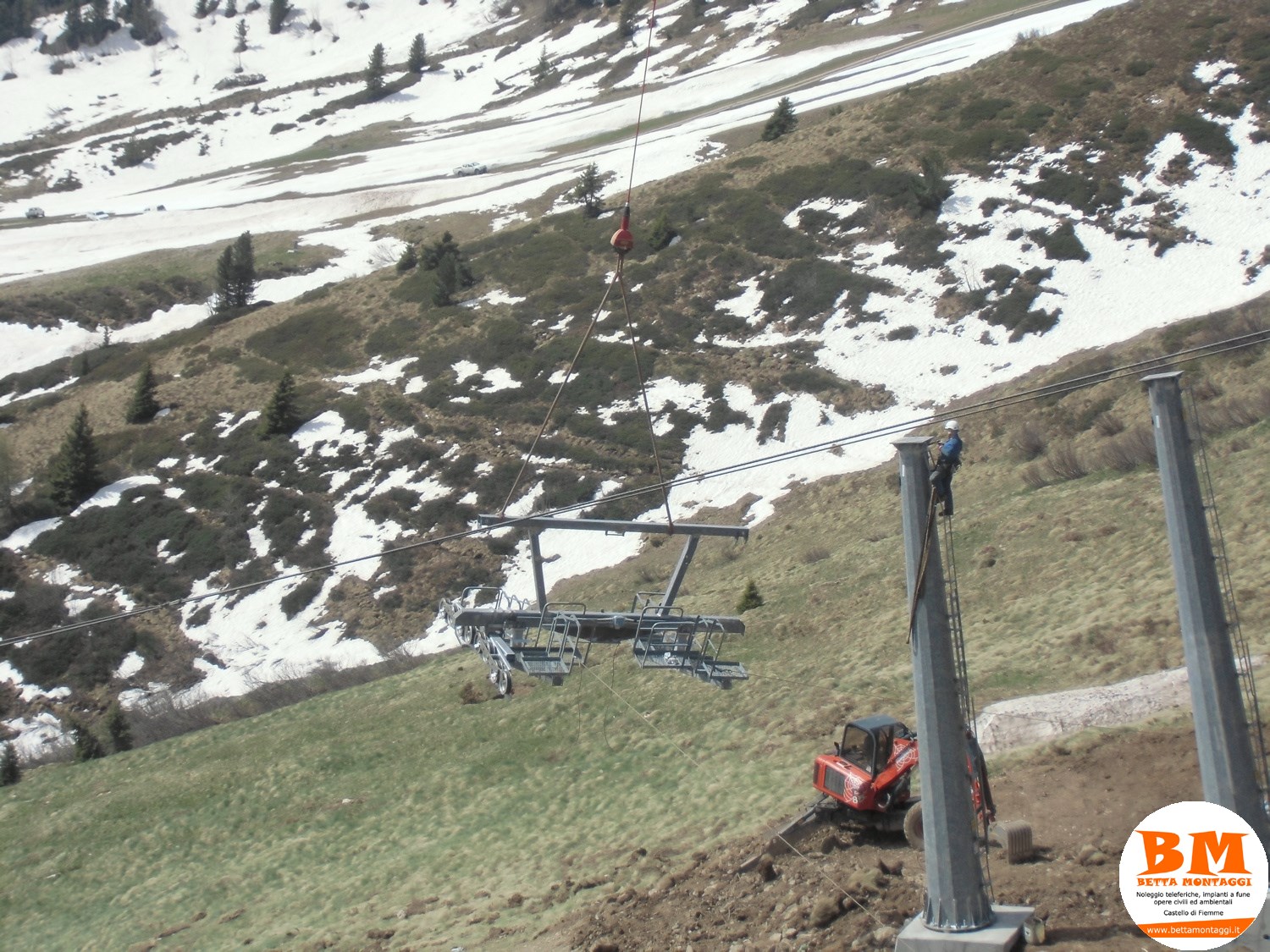 Betta Montaggi -Costruzione e manutenzione impianti di risalita - Castello di Fiemme