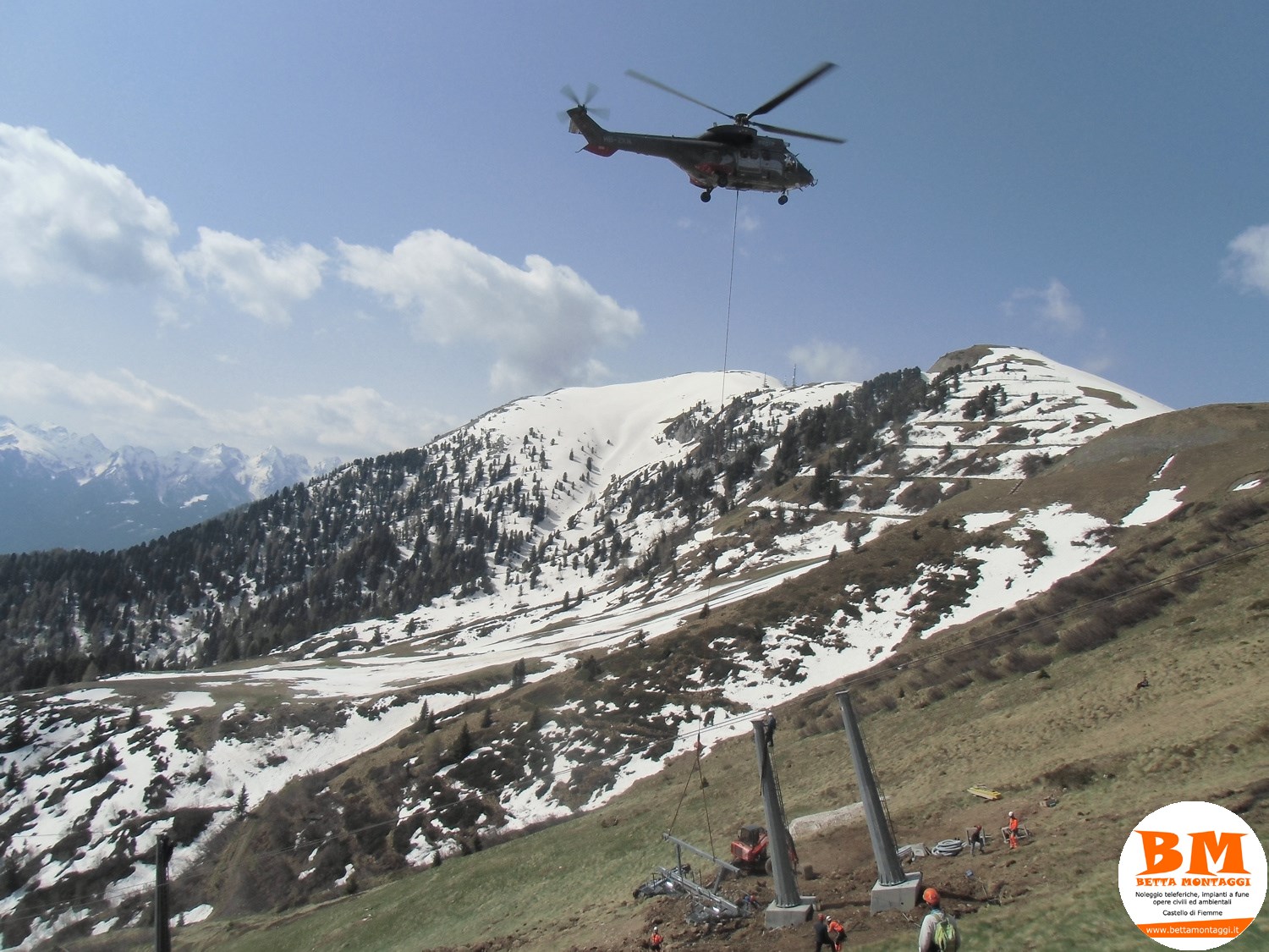 Betta Montaggi -Costruzione e manutenzione impianti di risalita - Castello di Fiemme