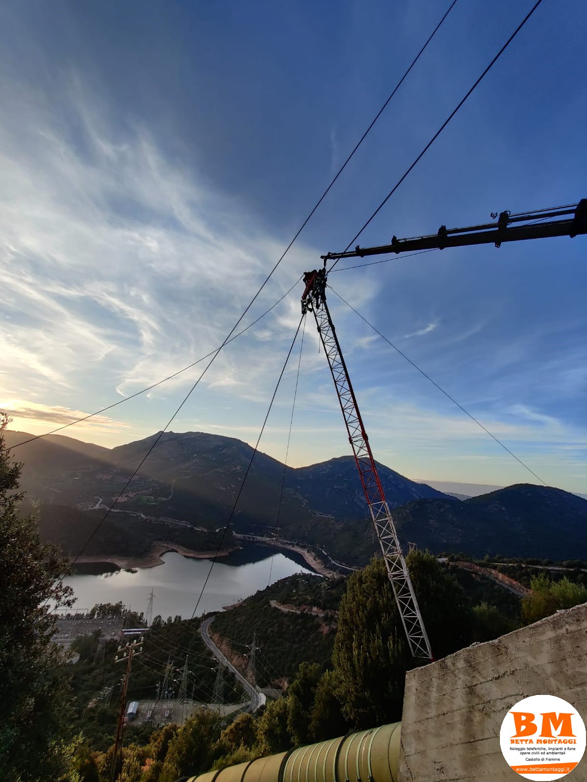 Betta Montaggi - Noleggio Teleferiche su misura - Noleggio impianti a fune a caduta per gravità e a circuito chuso